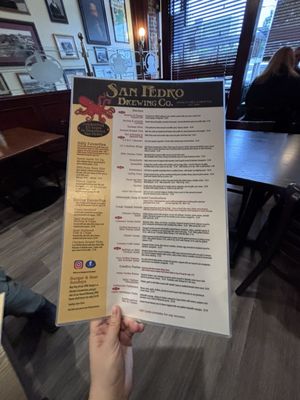 Menu photo 3 San Pedro Brewing Company San Pedro, CA Menu photo 3 San Pedro Brewing Company San Pedro, CA