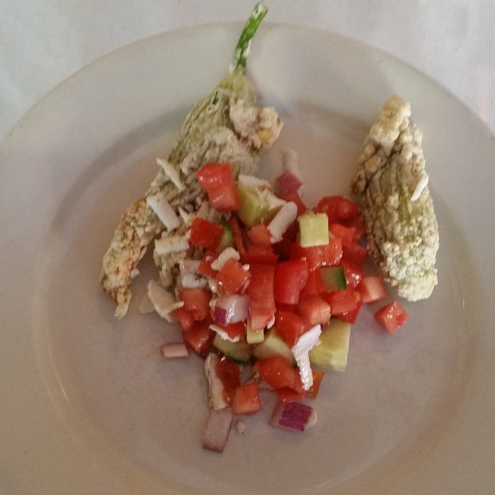 Dodici - Zucchini Flower Apetizer - Italian Near Me - Rockville Centre, New York Dodici - Zucchini Flower Apetizer - Italian Near Me - Rockville Centre, New York