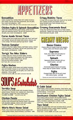 Menu photo 6 Maria Rita's Tex-Mex Houston, TX Menu photo 6 Maria Rita's Tex-Mex Houston, TX