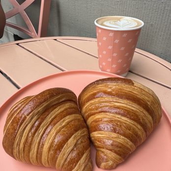 Maison Nico - Croissant ($4.5) and Mocha ($6) - Bakeries Near Me - San Francisco, California Maison Nico - Croissant ($4.5) and Mocha ($6) - Bakeries Near Me - San Francisco, California