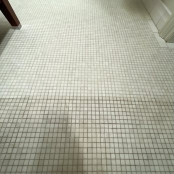 Mr Grout - Marbe mosaic: Clean Vs Dirty - Grout Services Near Me - Lake Barrington, Illinois