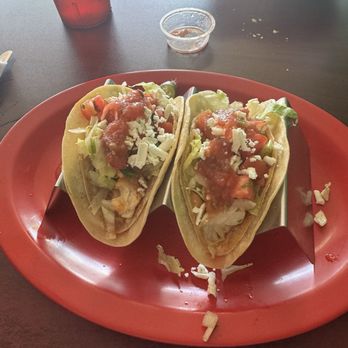 Rosy's Cakes & Paco's Tacos - Fish tacos (I opted not to get any sides) - Mexican Near Me - Saint Peters, Missouri Rosy's Cakes & Paco's Tacos - Fish tacos (I opted not to get any sides) - Mexican Near Me - Saint Peters, Missouri