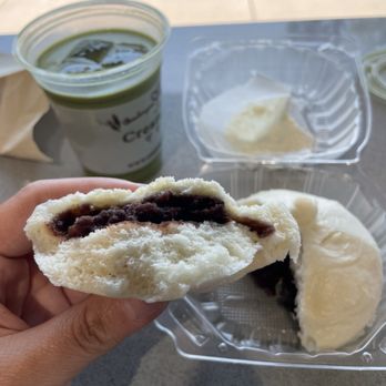 Cream Pan - Red bean bun and oat matcha - Bakeries Near Me - Lomita, California