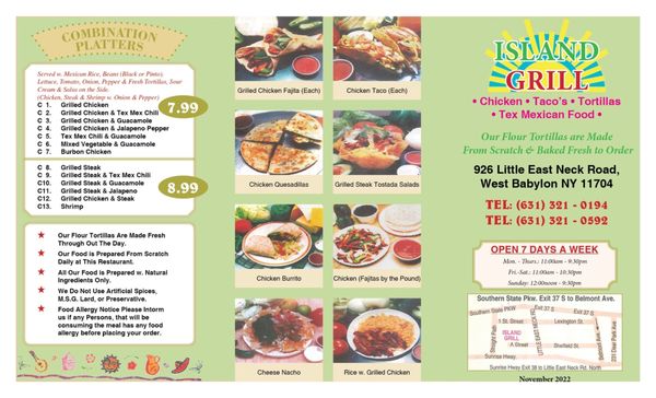 Menu photo 3 Island Grill West Babylon, NY