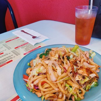 Sae Jong Teriyaki - stir fried noodles w/ chicken - Korean Near Me - Sacramento, California Sae Jong Teriyaki - stir fried noodles w/ chicken - Korean Near Me - Sacramento, California