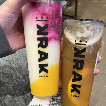 Krak Boba - Dragon Slayer (Large) ans Sun Bright (Large) - Bubble Tea Near Me - Rancho Cucamonga, California