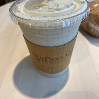 Neighbor's Mill Bakery & Cafe - Banana peanut butter smoothie - Bakeries Near Me - Springfield, Missouri Neighbor's Mill Bakery & Cafe - Banana peanut butter smoothie - Bakeries Near Me - Springfield, Missouri