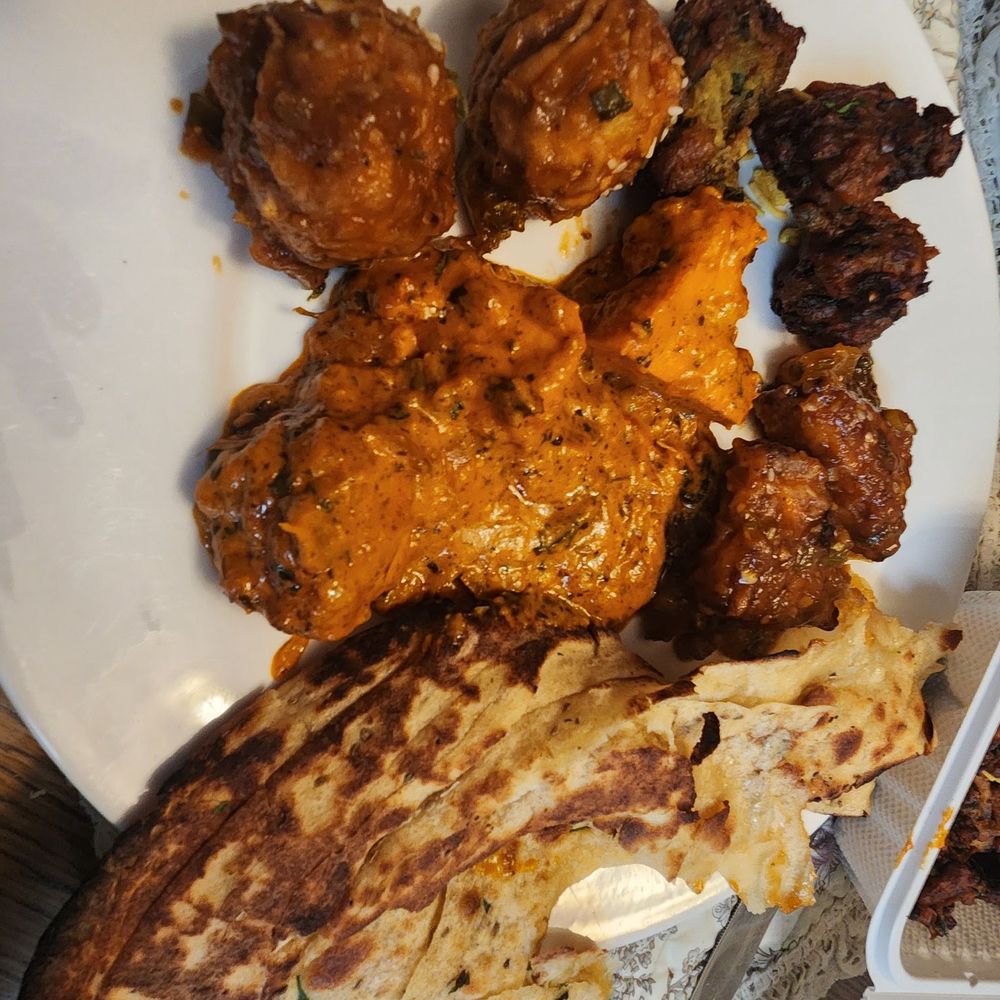 Spice Republic - Not sure why this is sideways, but this is my plate! - Indian Near Me - Surrey, British Columbia