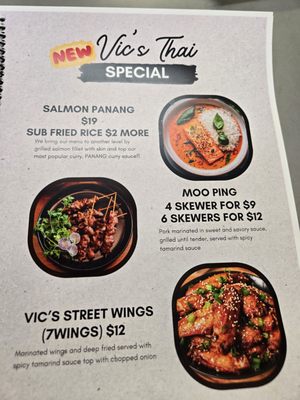 Menu photo 4 Vic's Thai Food Valley Glen, CA Menu photo 4 Vic's Thai Food Valley Glen, CA