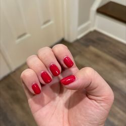 Organic Nail Bar - After one week! Love this salon. My nails always last and I appreciate the attention to detail.