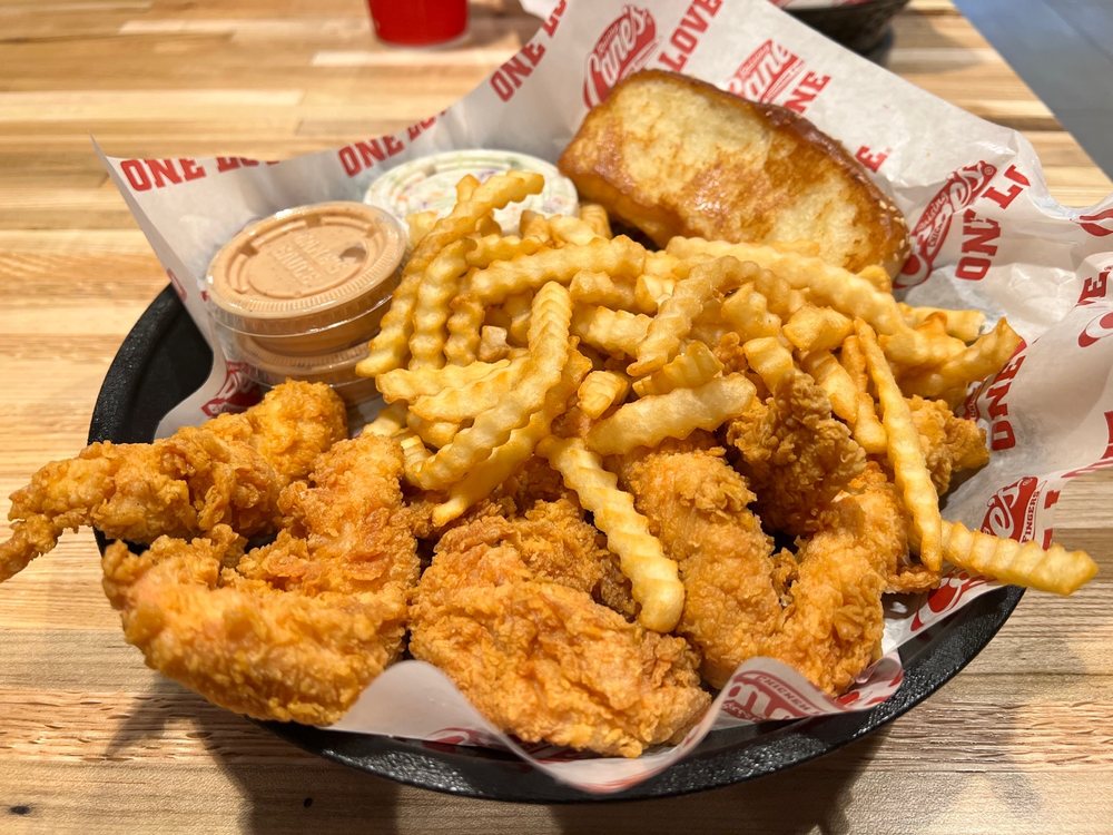 Food from Raising Cane's Chicken Fingers