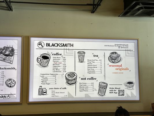 Menu photo 8 Blacksmith Houston, TX