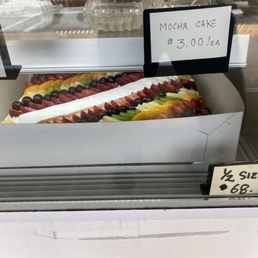 1/2 size fruit cake for $68