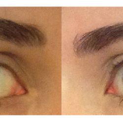Innova A Salon Spa - A photo of my awful eyebrow waxing to go with my review.