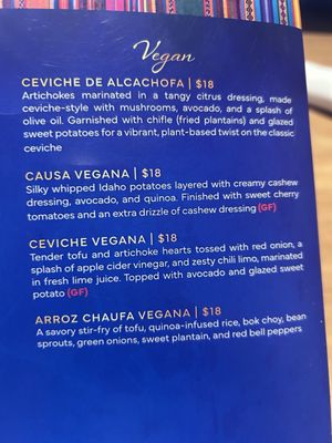Menu photo 1 Serva Peruvian Cuisine Hailey, ID