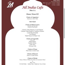 DineLA menu as of 7/28/2025
