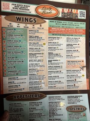 Menu photo 2 Dirty Birds San Diego, CA