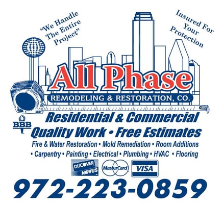 All Phase Remodeling & Restoration Logo
