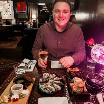 Larrupin Cafe - Appetizer board, grilled oysters, & the rosemary roasted garlic appetizer - Seafood Near Me - Trinidad, California Larrupin Cafe - Appetizer board, grilled oysters, & the rosemary roasted garlic appetizer - Seafood Near Me - Trinidad, California
