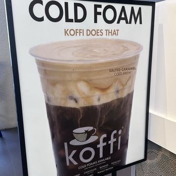 Koffi - Salted Caramel Foam Cold Brew that did me in! - Coffee & Tea Near Me - Palm Springs, California
