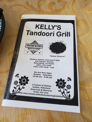 Menu photo 2 Kelly's Tandoori Grill Bakersfield, CA Menu photo 2 Kelly's Tandoori Grill Bakersfield, CA