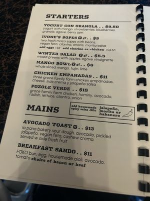Menu photo 5 Foko Louisville, KY