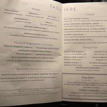 MoonCloud - Food Menu Aug 2026 - Bars Near Me - Great Barrington, Massachusetts