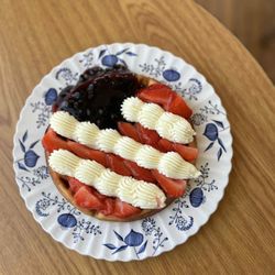 Annie's Custard and Cafe - Patriotic Waffle