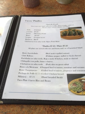 Menu photo 5 El Taco Rico Denton, TX