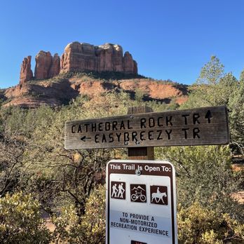 Cathedral Rock - This way to the hiking trail - Hiking Near Me - Sedona, Arizona Cathedral Rock - This way to the hiking trail - Hiking Near Me - Sedona, Arizona