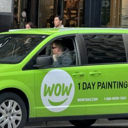 WOW 1 DAY PAINTING Toronto - Lazy goof... blocking bike lane