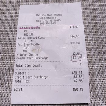 Maile's Thai Bistro - Thai Near Me - Honolulu, Hawaii