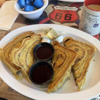 Rutherford's 66 Diner - Cinnamon roll French toast - Diners Near Me - Kingman, Arizona