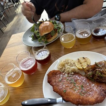 Bluejacket - Schnitzel and catfish sandwich - Breweries Near Me - Washington, DC, District of Columbia