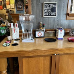 a coffee maker on a counter a coffee maker on a counter