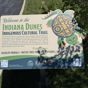 Indiana Dunes Visitor Center - Information placard - Visitor Centers Near Me - Porter, Indiana