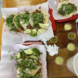 Pastor and Asada tacos