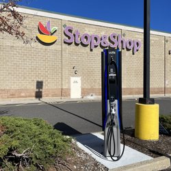 Stop & Shop - EV charger on sight