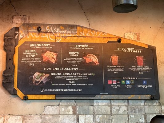 Menu photo 7 Ronto Roasters Anaheim, CA