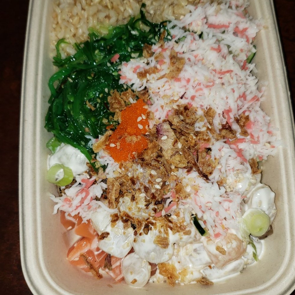 Looks good but was tasteless without flooding it with fatty sauces. Looks good but was tasteless without flooding it with fatty sauces.