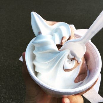 Maple Shade Custard Stand - a hand holding a cup of ice cream - Ice Cream & Frozen Yogurt Near Me - Maple Shade, New Jersey