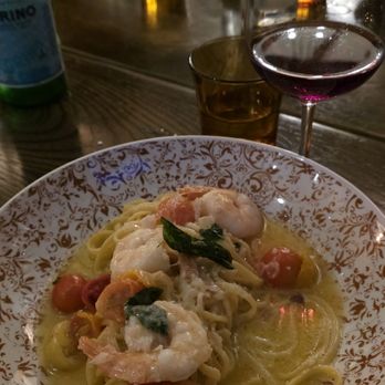Alla Campagna - Shrimp linguine - Italian Near Me - Fredericksburg, Texas