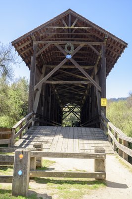 Felton Covered Bridge by null