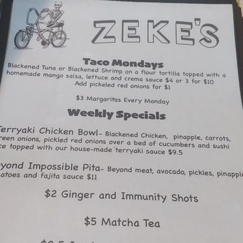Zeke's Beans & Bowls - Menu 11.22 - Coffee & Tea Near Me - Virginia Beach, Virginia Zeke's Beans & Bowls - Menu 11.22 - Coffee & Tea Near Me - Virginia Beach, Virginia