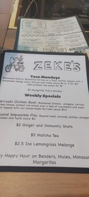 Menu photo 2 Zeke's Beans & Bowls Virginia Beach, VA Menu photo 2 Zeke's Beans & Bowls Virginia Beach, VA