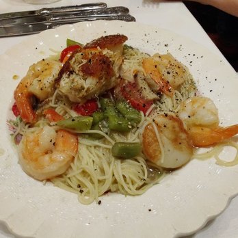 Cafe Renaissance - Seafood and angel hair pasta, my wife fell in love with this dish, and from what I tasted of it I would highly recommend. - French Near Me - Vienna, Virginia