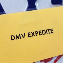 DMV - Appointment before the Corona virus closure, gave up my red white and blue plates for the black and yellow..