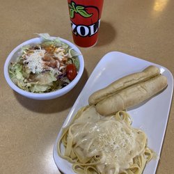 Fazoli's - Pick 2 lunch $6.99 with a drink.