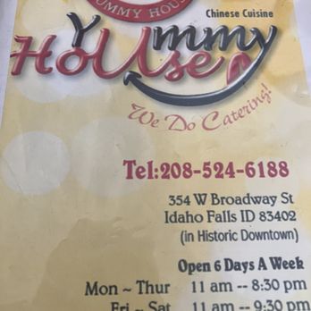 Yummy House - Chinese Near Me - Idaho Falls, Idaho Yummy House - Chinese Near Me - Idaho Falls, Idaho