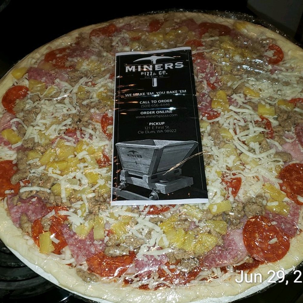 Custom meat lovers + pineapple with menu and cooking directions. Custom meat lovers + pineapple with menu and cooking directions.